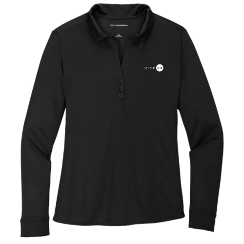 ScentAir Ladies Silk Touch Long Sleeve Polo