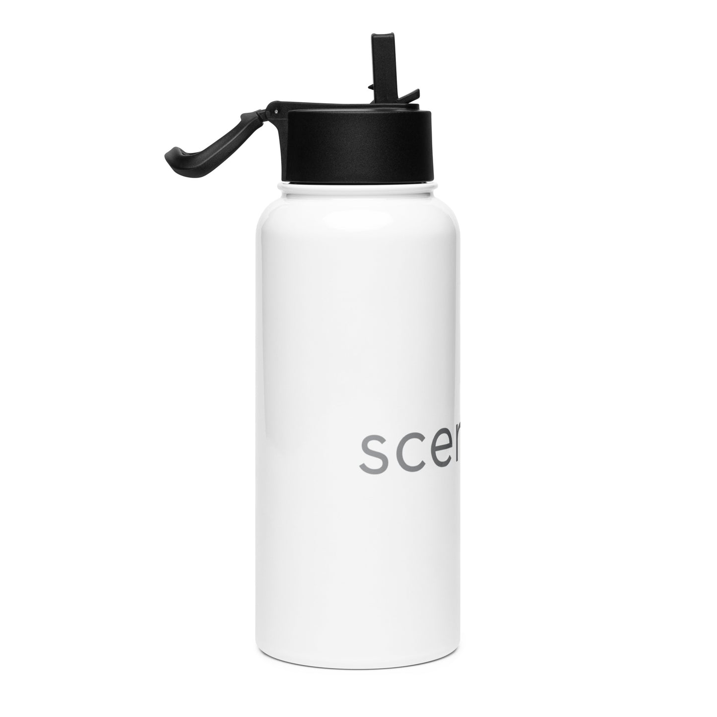 EU Made - Stainless Steel Water Bottle with a Straw Lid
